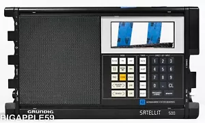 Panel frontal/altavoz para receptor de radio AM FM de onda corta Grundig Satellit 500 - Imagen 1 de 4