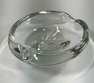 Vintage Clear Glass POLAND Ashtray Dish - Picture 1 of 11