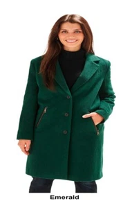 Women’s DKNY Single Breasted Wool Coat, Small - Picture 1 of 1