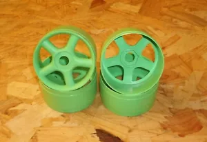 Rc Buggy wheels Felgen Set grün 1:8 RC Car 19mm for Vintage Kyosho - Bild 1 von 3