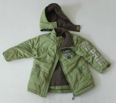* ESPRIT minis Cool chaqueta forrada con capucha talla 104 110 4-5 J. EXCELENTE verde Foto 1 de 4