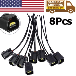 8Pc Ignition Coil Connector Plug Harness For Ford 4.6L 5.4L 6.8L Lincoln Mazda M - Picture 1 of 12
