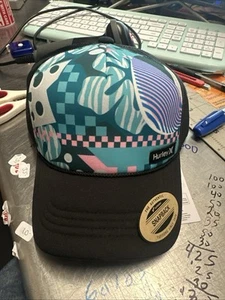 Hurley M RINCON  TRUCKER BLACK MESH SNAPBACK BRAND NEW !FREE SHIPPING !!! - Picture 1 of 1