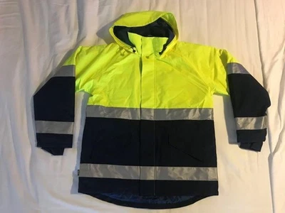 IKEA PADDED JACKET BLUE HIGH VISIBILITY YELLOW SIZE: L STRAIGHT I/J [NEW] - Image 1 of 4