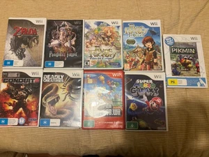 Nintendo Wii CIB Game Lot (10) - Pandora’s Tower, Zelda, Mario, Rare Titles - Picture 1 of 10