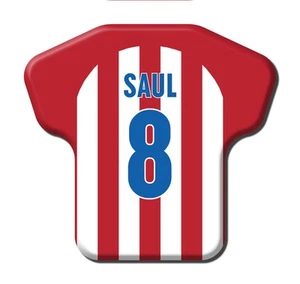 Calamita Simile a T-Shirt Calcio Stagione 2016/2017 Atletico Madrid 8 Saúl - Picture 1 of 9