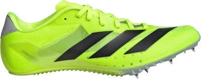 adidas Sprintstar Running Spikes Yellow Sprint Athletics Track Racing 100M Shoes - Image 1 of 4