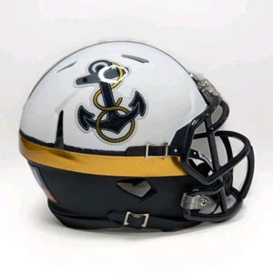 Navy Midshipmen Speed Mini Helmet Riddell NCAA Anchor Special - Picture 1 of 7