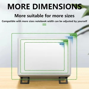 2Pc Mini Laptop Stand Portable Holder For Macbook Xiaomi Notebook Cooling Hol_sh - Zdjęcie 1 z 12