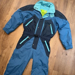 K2 Skianzug Einteiler Schneeanzug Snow Bib Vintage Retro Snowboard 50 Herren Medium - Bild 1 von 19