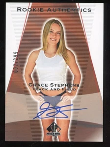 Grace Stephens SP Authentics Auto Rookie Authentics #03-GS Serial #d 7/299 - Picture 1 of 2
