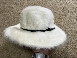 MORRETON France Vintage Angora Wollfilz Fischerhut Gr. S/M - Bild 1 von 8