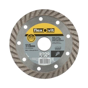 115mm 4.5" Diamond Cutting Blade Disc Diamond Blade Tiles Granite Stone FLEXOVIT - Picture 1 of 6