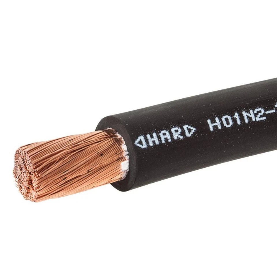 Batteriekabel Stromkabel KFZ Auto Massekabel Gummi Meterware 16-70qmm schwarz - Bild 1 von 1