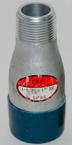 C&C Swage Nipple, Extra Heavy Concentric, 1-1/2" x 1" Pipe Size MSS-SP-95 - Picture 1 of 2