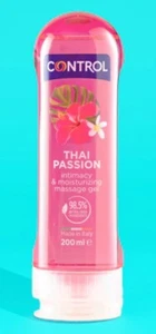 GEL CONTROL 2 IN 1 LUBRIFICANTE INTIMO MASSAGGIO CORPO 200ML 3 IN 1 BASE D'ACQUA - Foto 1 di 1