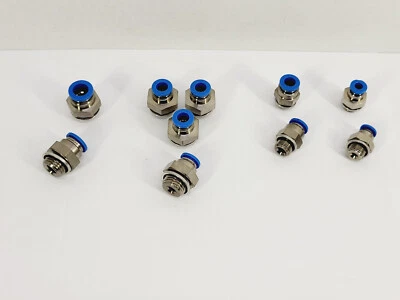 Festo QS Push-In Fitting, Hex, Sealing Ring Lot - QS-G1/4-8, -6 & QS-G1/8-6, -4 - Image 1 of 4