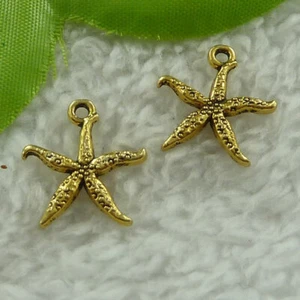 Kostenloser Versand 400 Stck. vergoldet Seestern Charms 19x17mm B2576 - Bild 1 von 4