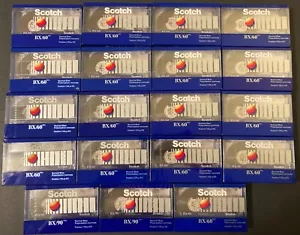 19 CINTAS DE CASETE ESCOCESAS SELLADAS 17 BX/60 Plus 2 BX/90 - Imagen 1 de 2