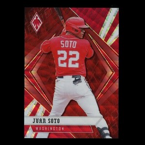 Juan Soto 2021 Panini Chronicles Phoenix Red Wave Nationals 129/199