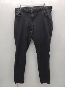 OLD NAVY ROCKSTAR MID RISE BLACK Size 18 Jeans Pants size 18 inseam 28 - Picture 1 of 12