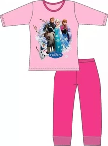 Girls Disney Frozen Pyjama Anna Elsa Olaf Premium PJs Sleepsuit Set - Picture 1 of 1