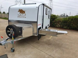 BRAND NEW TOY HAULER /CARAVAN TAURUS 4.0m 100% AUSSIE MADE - Picture 1 of 12
