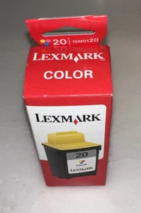 Lexmark Ink 20 Tri 3 Colors Print Cartridge Yellow Magenta Blue Sealed Genuine - Picture 1 of 9