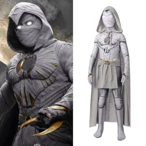 Moon Knight 2022 Marc Spector Costume Cosplay Bodysuit Kids Zentai Full Suit - Picture 1 of 11