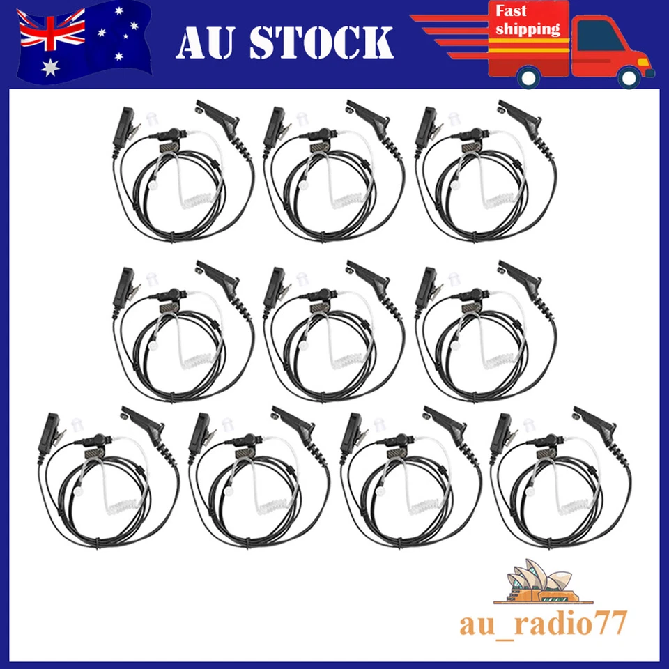 10x FBI Headset Earpiece For DP3400 DP3600 APX6000 APX7000 DP4401e DP4801e Radio - Image 1 of 4