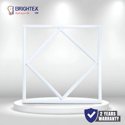 BRIGHTEX Led Panel Light 600X600MM Frame Lights Border 72W Diamond Recessed Lattice lamp