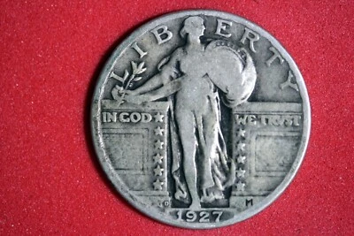 ESTATE FIND 1927 - Standing Liberty Quarter!!   #N01161 - Image 1 of 2