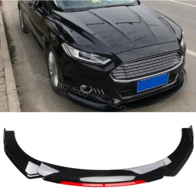 For Ford Fusion 2006-2020 Car Front Bumper Lower Lip Spoiler Splitter Body Kit - Imagem 1 de 4