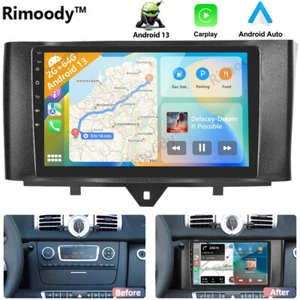 2+64GB Autoradio Android 13 GPS Navi Für Mercedes Benz Smart Fortwo 451 2011-15 - Bild 1 von 20