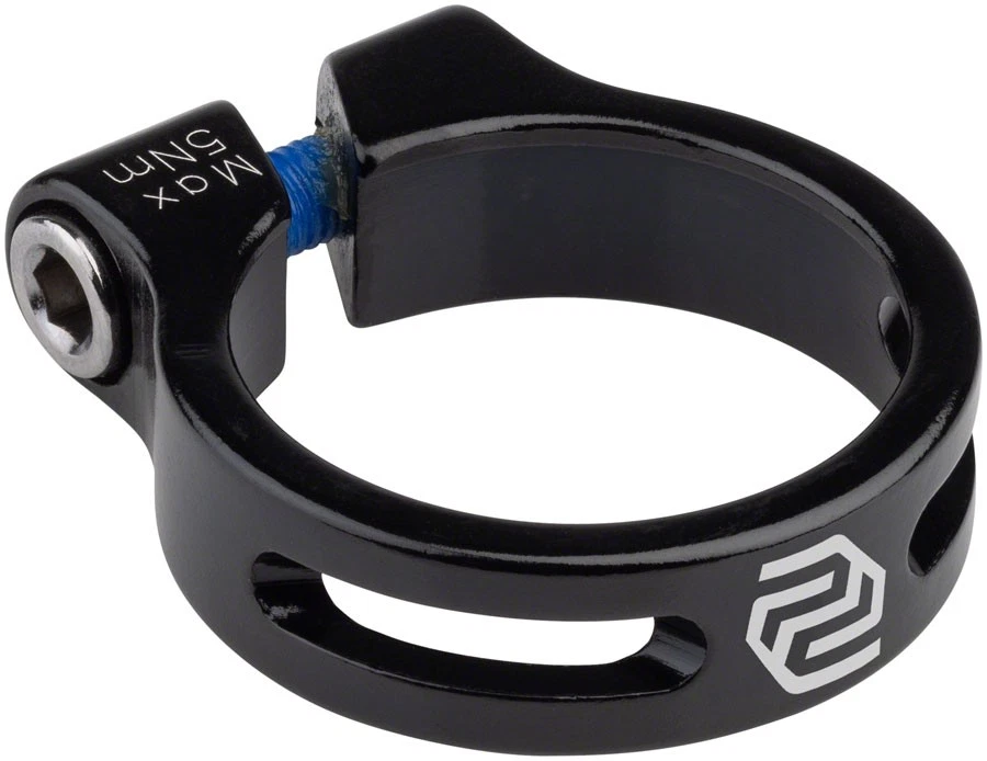 Braçadeira de assento Promax MX-112C 31,8mm alumínio parafuso - Bicicleta preta durável - Imagem 1 de 1