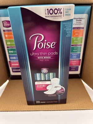 Almohadillas ultrafinas Poise con alas máximo 5/3 cajas de 20/60 en total Foto 1 de 4