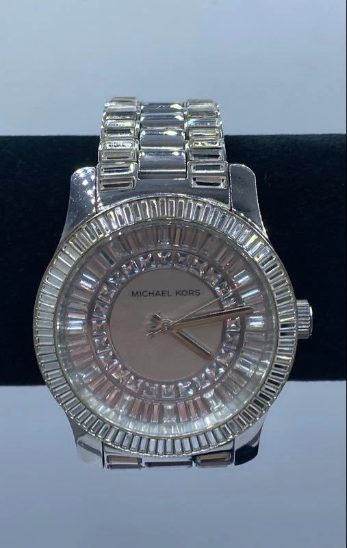 Women Michael Kors 39mm WR100M Quartz Crystal Accent Stainless Steel Watch 143g - Image 1 of 4