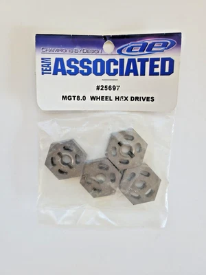 Team Associated #25697 Wheel Hex Drives Fits MGT 8.0 New In Package - Image 1 of 4