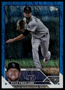 Kyle Freeland 2023 Topps #348 Blue Foilboard #/999 Colorado Rockies - Picture 1 of 2