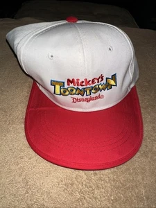 1993 Rare New Vintage Disneyland Toontown Pop-up Diorama Snap Back Hat Deadstock - Picture 1 of 16