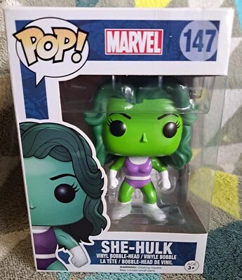 She Hulk Pop 147 - She-Hulk Marvel Funko Pop! Vinilo 2016 abovedado + protector Foto 1 de 4