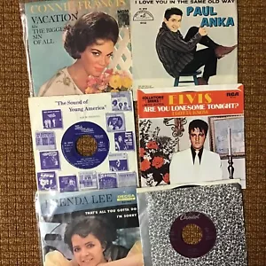 45 RPM 90 + Job Lot - 50s-60s 70s Oldies- Beatles, Elvis etc # 13 - Imagen 1 de 16