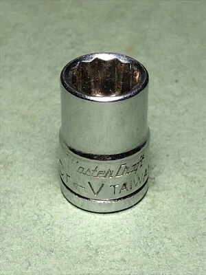 Master Craft | Soquete Cr-V 11mm 12 pontos 3/8" unidade | Taiwan - Imagem 1 de 4