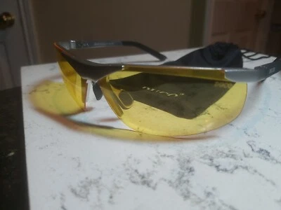 DUCO Night Vision Anti-Glare Driving Sunglass 75-18-145 Made in Italy EUC - Image 1 of 4