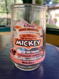 Walt Disney Mickey & Minnie Mouse Welch's Jelly Jar #3 A Pleasant Surprise - Picture 1 of 5