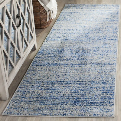 Safavieh Adirondack BLUE / SILVER 2' 6" X 10' Runner - ADR117D-210 - Image 1 of 3