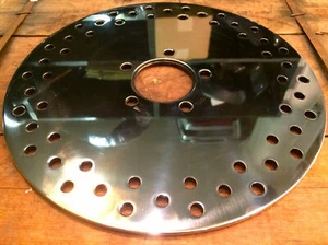 11.5" REVTECH BRAKE ROTOR SET HARLEY Polished FXD Dyna FXR Sportster Softail 00^ - Picture 1 of 8
