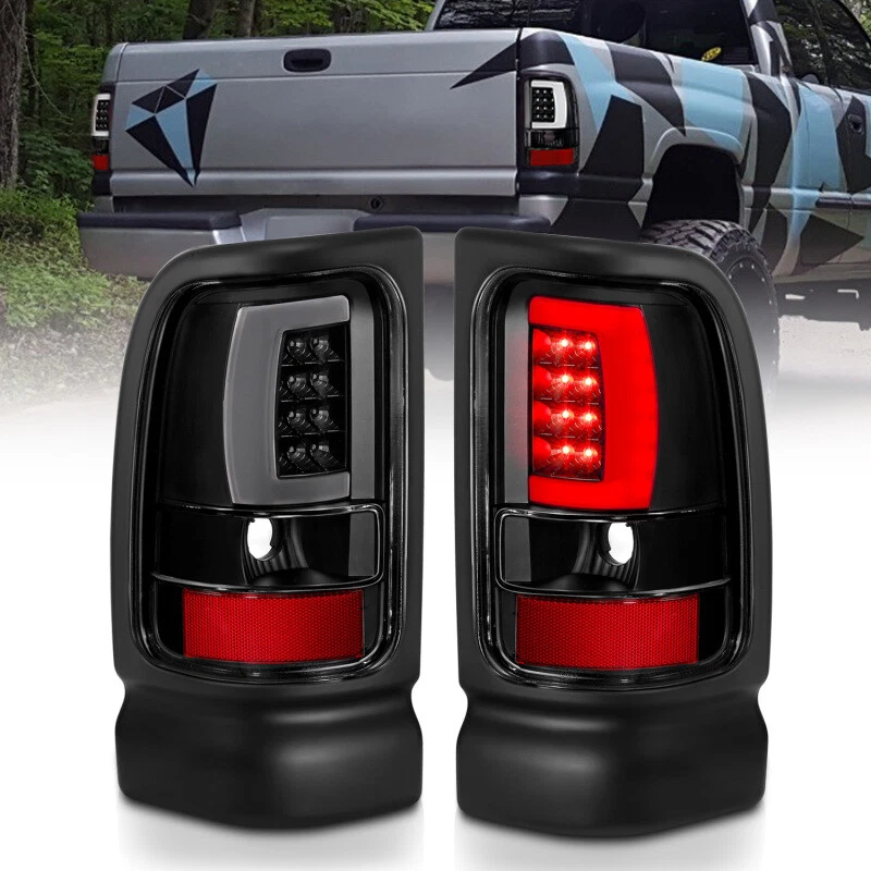 Luces traseras LED ANZO 311339 para Dodge Ram 1500 1994-2001 estilo tablón negro Foto 1 de 4