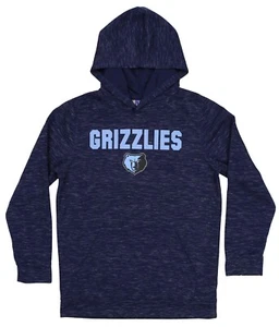 Outerstuff NBA Youth Boys Memphis Grizzlies Space Dye Hooded Scuba Shirt - Picture 1 of 6