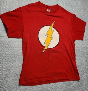 Vintage The Flash Logo T Shirt Medium DC Comics 2000 USA Mexico - Picture 1 of 7